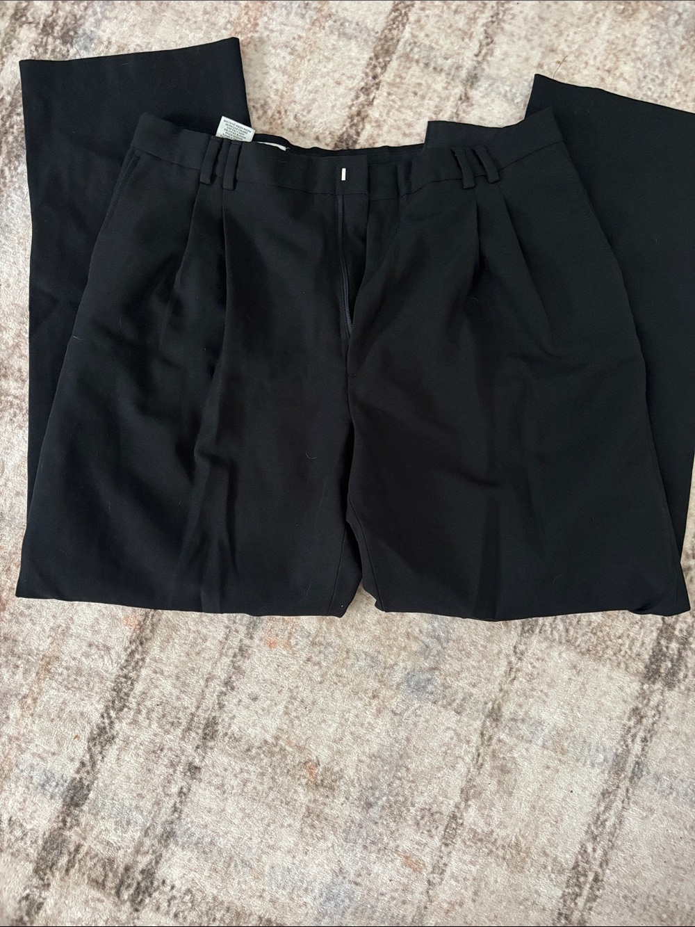 Classic Black Tailored Dress Pants
